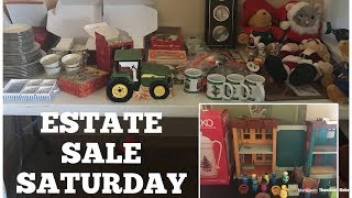 ESTATE SALE SATURDAY! Huge Vintage & Collectible Haul To Resell On Ebay