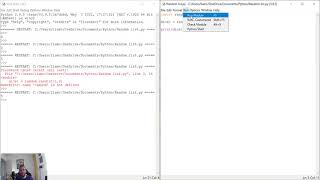 Random numbers in Python -Dice