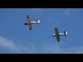 North American T28 Trojans Display Tyabb Airshow 2020