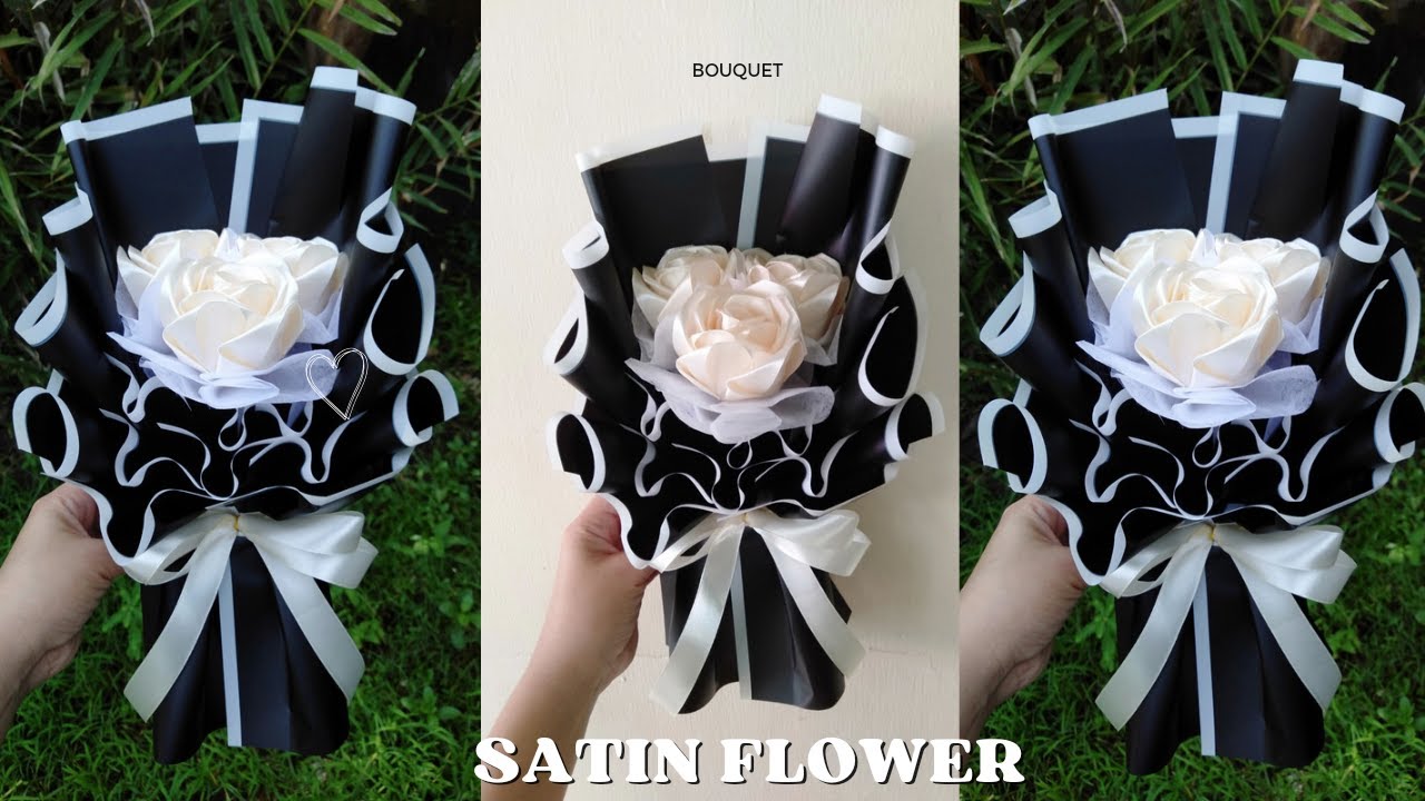 How To Wrap A Flower Bouquet With Ribbon At Yi Voss Blog