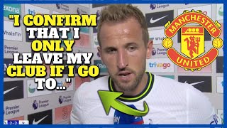 BOMB! SURPRISING REVEAL OF HARRY KANE'S TRANSFER FUTURE! HE COMES TO UNITED!? MAN UNITED NEWS