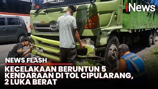 Kronologi Laka Beruntun di Tol Cipularang KM 97 hingga Sebabkan 5 Kendaraan Ringsek | News Flash