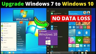 How To Upgrade Windows 7 To Windows 10 Pro For Free Without Losing Any Data | Still Works in 2022