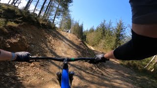 One planet adventure - LLandegla MTB - B Line Jumps