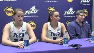 @FGCU_WBB vs Hartford Press Conference