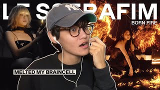 HOT ON THEIR OWN 🥵🔥 LE SSERAFIM HOT TRAILER 'Born Fire' REACTION