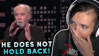 American Reacts to George Carlin | Dumb Americans