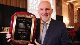 Doug Armstrong receives Stan \