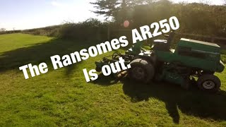 RANSOMES AR250 mower out for the first cut of 2020 #mowing