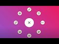 How to Create Creative Circle Menu Navigation (Animated) Pure HTML/CSS Tutorial