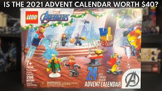 Is the 2021 LEGO Marvel Advent Calendar REALLY Worth $40?