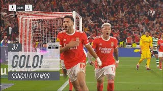 Goal | Golo Gonçalo Ramos: Benfica (1)-1 Sporting (Liga 22/23 #16)