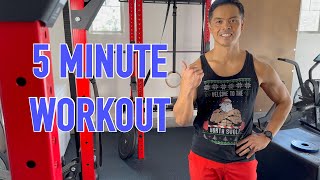 5 Minute Workout - Part 2 - Build Muscle, Break a Sweat