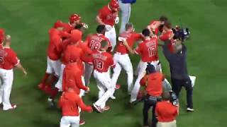 逆転サヨナラ勝利に喜ぶ！【大谷翔平選手】Shohei Ohtani happy with Sayonara Game vs Rangers 2019/05/25