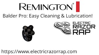 How to Clean \u0026 Lubricate the Remington Balder Pro XR7000 Head Razor | Electric Razor Rap