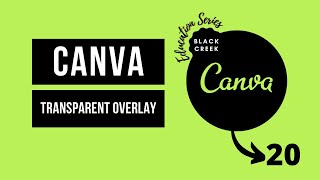 Canva: Transparent Overlay