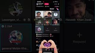 General Mubeen fight with hamza and haseeb zwak Pashto TikTok live must watch