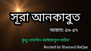 কুল্লু নাফসিন জাইকাতুল মাউত || Kullu Nafsin Zaikatul Maut || সূরা আনকাবুত,আয়াত ৫৬-৫৭ | Shamsul haQue