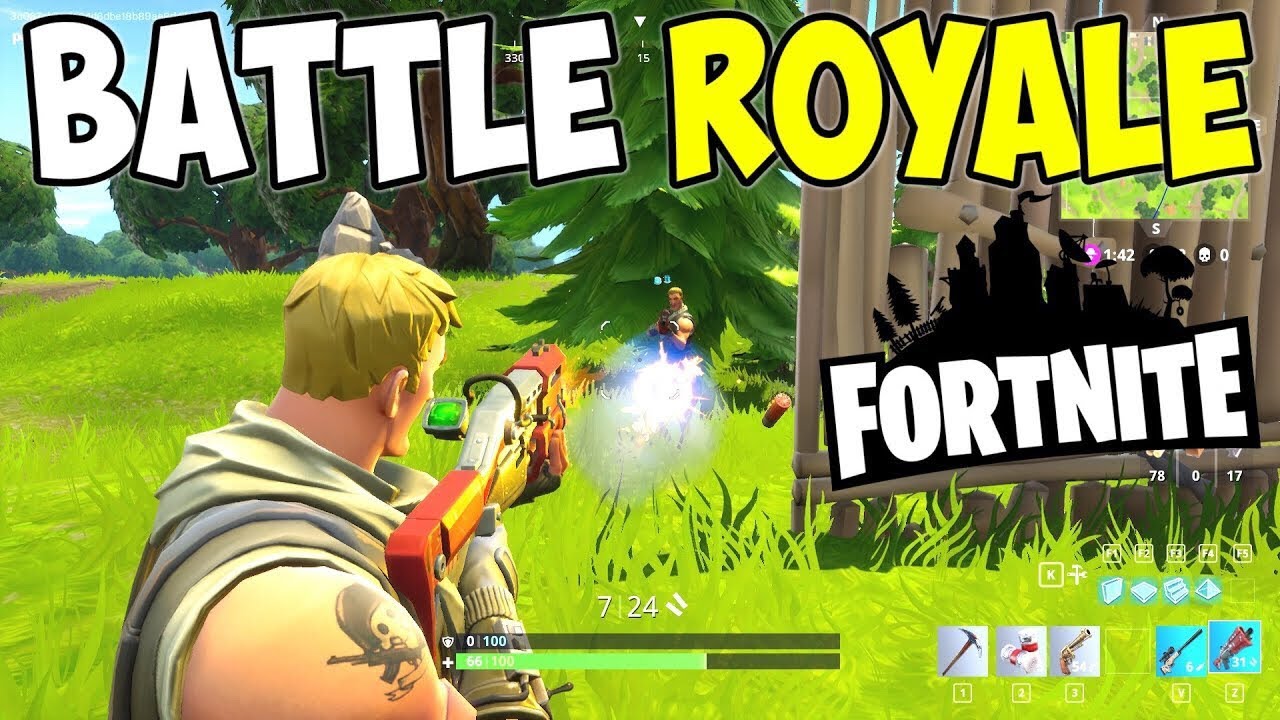 FORTNITE BATTLE ROYAL SEASON 1 GAMEPLAY - YouTube