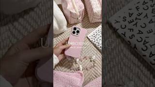 Unboxing | Casetify開箱vlog ⁺ʚ⦁⩊⦁ɞ⁺ 粉粉嫩嫩太可愛了🫶🏼最喜歡那個小吊飾！#unboxing  #casetify  #pink #cleangirl