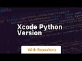 xcode python version