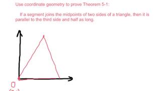Geometry 6.9 Proofs in Coordinate Geometry