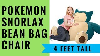 Pokemon Snorlax Bean Bag Chair Review - In Giant or Full Size