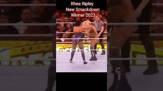 Rhea Ripley New Smackdown Champion 2023.#wwe #viral #smackdown #aew #wrestling #fight #shorts #short