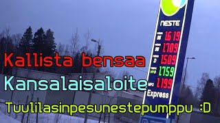 Bensan hintoja Espoossa 17.3.2021