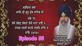 Larivaar Katha Shri Guru Granth Sahib Ji Episode 55 Ang no.15  Giani kulwant Singh Ji