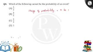 Which of the following cannot be the probability of an event?....