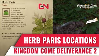 Kingdom Come Deliverance 2 Herb Paris Locations