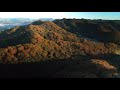 ドローン4k空撮　栃木県佐野市浅間山浅間神社周辺の紅葉