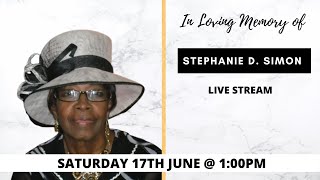 Celebrating the life of Stephanie D. Simon