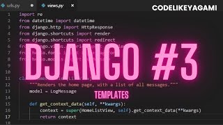 Django Tutorial #3 | Templates
