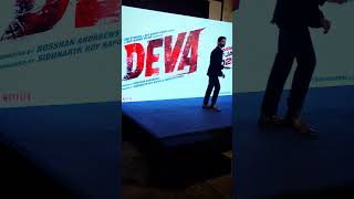 Shahid Grand Entry During Deva Promotion In Delhi || #trending #deva #shahidkapoor #ytshorts