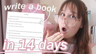 HOW I WROTE A BOOK IN 14 DAYS // *my secret writing technique* 📖 5 TIPS