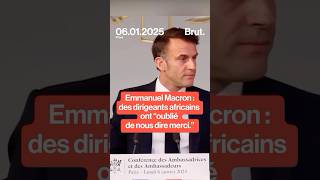 Emmanuel Macron lors de la conférence des Ambassadrices et des Ambassadeurs de France.