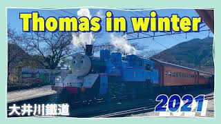 【大井川鐵道トーマス】Thomas in winter 2021