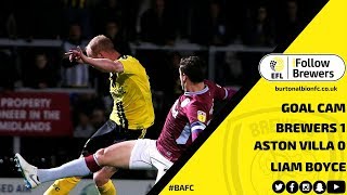 GOAL CAM | Liam Boyce v Aston Villa