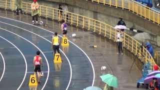 20140219 台北市102學年度中等學校運動會國男4Ｘ100公尺接力決賽信義國中奪銀牌。