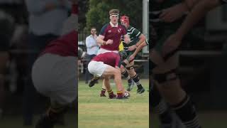 The power of a fend in rugby