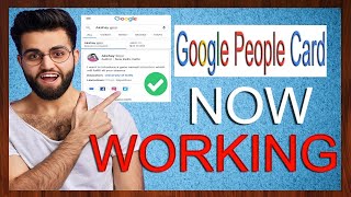 Add me to search not working 2024 - SOLVED | How to make Google People Card in 2024?