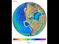 paleo elevation with age coded porphyry copper gold deposits overlain