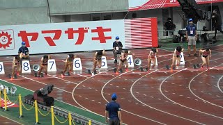 2021日本陸上選手権女子100m決勝　兒玉芽生優勝　タイムは聞かないで