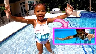 Wow, Kirah Actually Did This in the Swimming Pool!!