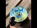 borosilicate glass geometric solid fumed dots boroccus