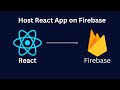 How to host a react website on the Firebase using firebase hosting || Hosting Tutorial || Imbibe