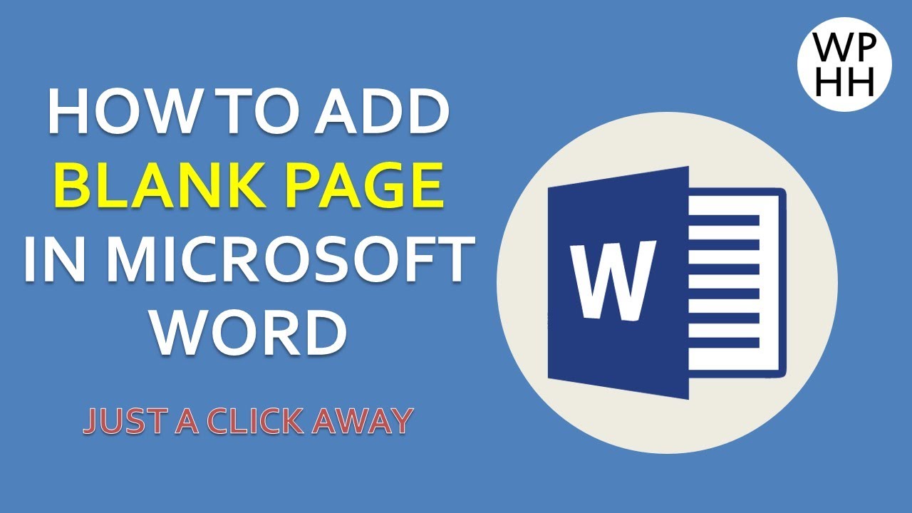 How To Add Blank Page In Microsoft Word | How To Insert Blank Page MS ...