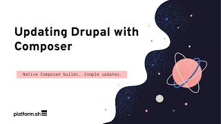 Updating Drupal with Composer | Platform.sh demo